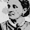 Elizabeth Keckley was born into slavery in Dinwiddie County, Virginia.  She grew up working in the household of Armistead Burwell, where her duties included sewing dresses for Burwell's wife and daughters.  When one of the Burwell daughters married and moved to St. Louis, Missouri, she took "Lizzie" along.  In Missouri, Elizabeth Keckley's dressmaking work helped support the household.  She created fashionable dresses for a clientele of society ladies in St. Louis.  In 1855, when her owner died, she found a way to buy freedom for herself and her son George.  She borrowed money from some of her wealthy patrons, set up shop as a free dressmaker, and worked to repay her debt.  Shown here is a portrait of Elizabeth Keckley; date unknown.